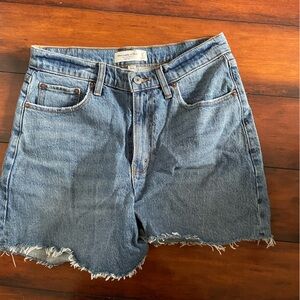 Abercrombie & Fitch High Waisted Jean Shorts